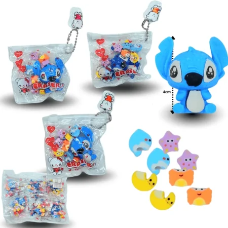 P - 002 goma borrador personaje Stitch C/12  D60