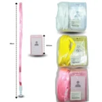 P - 007 porta gafete vertical translucido C/10 MW16-12H-2