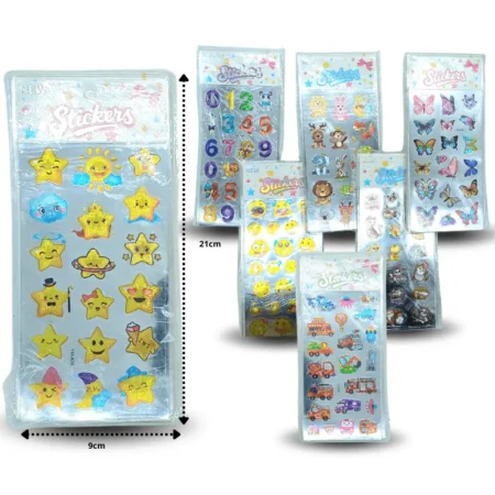 P - 026 sticker laser fondo plata C/12 F2329