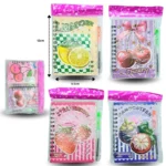 P - 048 libreta con pluma 3D frutal C/12 HMU-27
