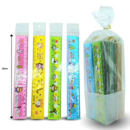 P - 057 regla decorada 20cm C/100 F2474