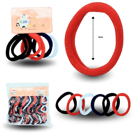 V - 038 liga licra 4cm ESCOLARES set 6 pzas C/15 YY45C