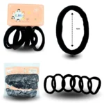 V - 038 liga licra 4cm NEGRA set 6 pzas C/15 YY45C