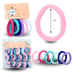 V – 038 liga licra 4cm PASTEL E INVIERNO BRILLANTE set 6 pzas C15 YY45C