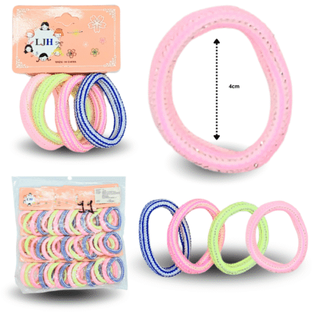 V - 044 liga licra brillo NEON 4cm C/12 2625C