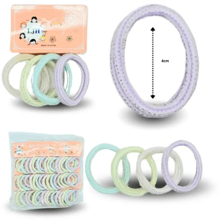V - 044 liga licra brillo pastel 4cm C/12 2625C