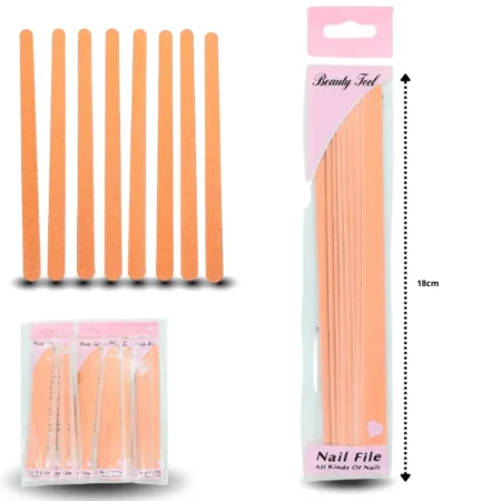 W - 001 lima de papel set 8 pzas C/12 9006