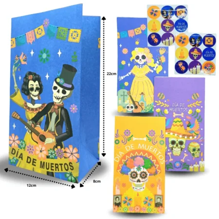 Y - 005 bolsa dulcera con stickers C/12 K1227