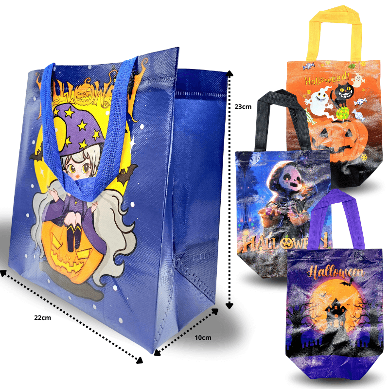 Y - 006 bolsa plastificada decorada halloween C12 H-16