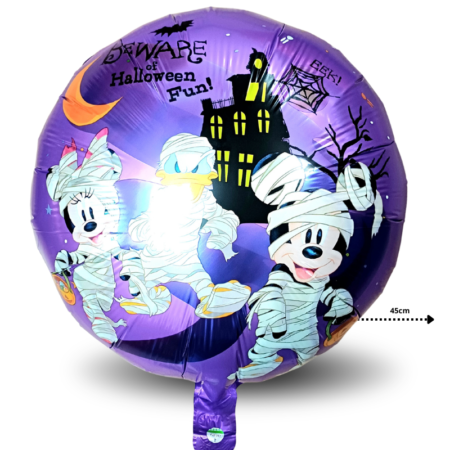 Y - 026 globo dia de muertos beware of halloween fun C/50 ZORR