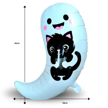 Y - 070 globo fantasma con gato C/50 KB 1C-1