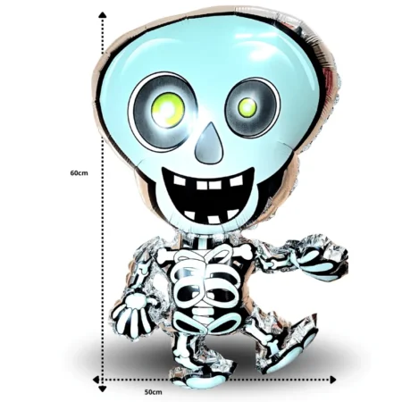 Y - 071 globo Halloween esqueleto grande C/50 KB 1C-1