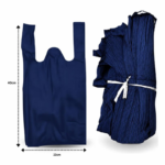 B – 095 bolsa tipo camiseta 22x40cm AZUL MARINO C50 7F-13 o 6F-4