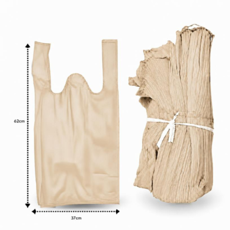 B - 108 bolsa tipo camiseta ARENA 37x62cm C/50 7F-23 o 6F-7