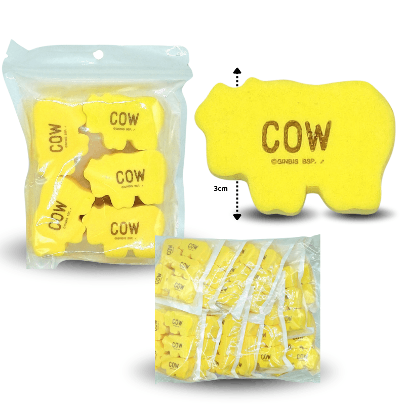 C - 025 esponja cosmética A COW set 5pzas C12 RTBLL