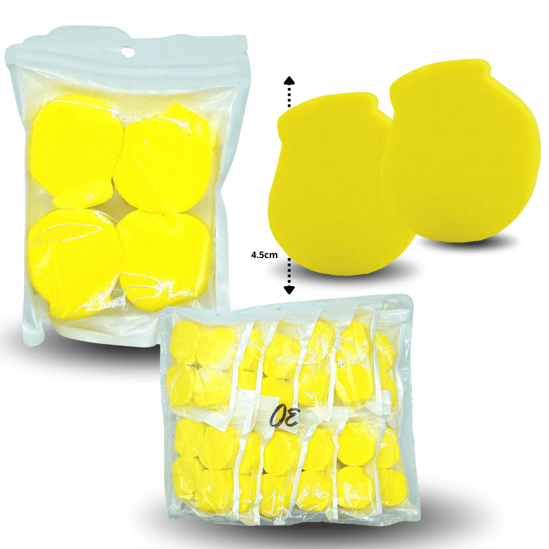 C - 025 esponja cosmética B LEMON set 4 pzas C12 RTBLL