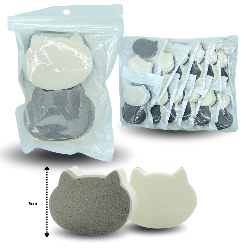 C - 025 esponja cosmética D CAT set 4pzas C12 RTBLL
