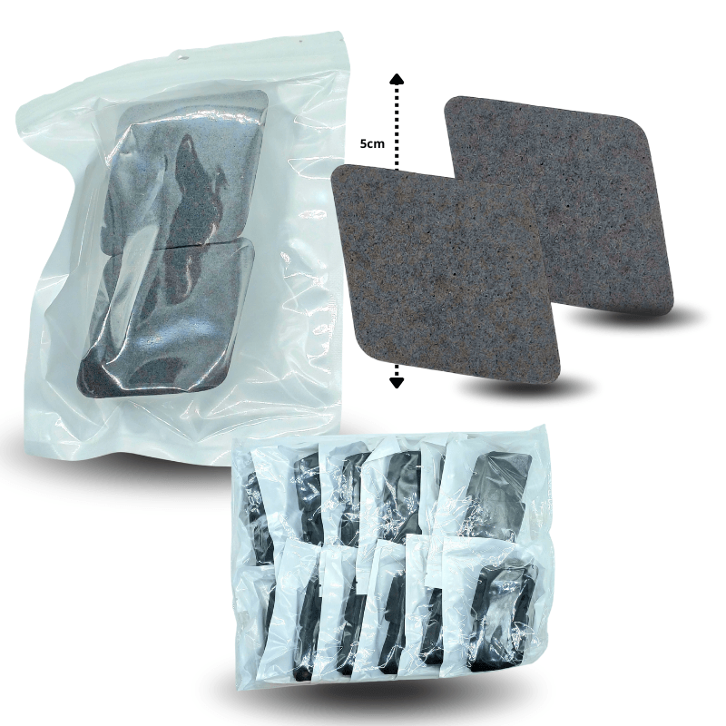 C - 025 esponja cosmética K ROMBO NEGRO set 2pzas C12 RTBLL