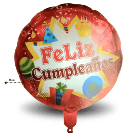 G - 004 globo feliz cumpleaños F DL-379 C/20 MW853-2C-6