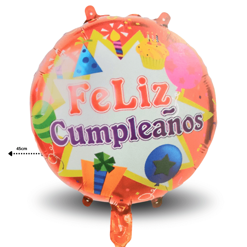 G - 005 globo feliz cumpleaños B DL-501 C20 MW853-2C-6