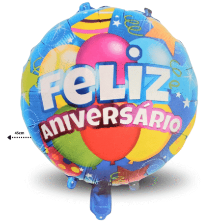 G - 005 globo feliz cumpleaños C DL-501 C/20 MW853-2C-6