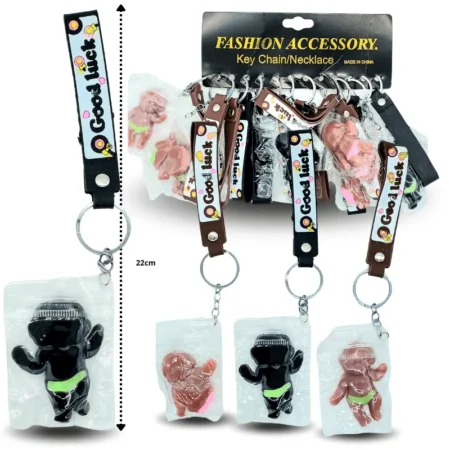 L - 039 llavero nito squishy con cinta C/12 26F-56