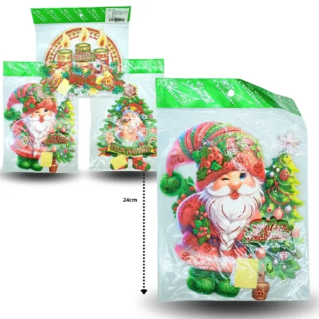 N - 007 cartón navideño 24cm C/12 XH0735