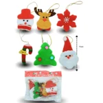 N - 009 muñeco navideño colgante  C/6 J1838
