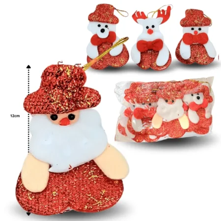 N - 010 muñeco adorno navideño C/12 J1839