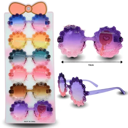 O - 008 lentes de colores en tira diferentes diseños C/6 HMW-32