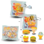 P - 003 goma borrador en bolsita fast food set 5 pzas C/30 F611-16