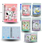 P - 021 libreta con pluma snoopy C/12 26-C39
