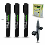 P - 661 marcador doble punta NEGRO C/12 48H-1 o CF-012 o 2A-52