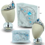 T - 028 diadema corona armable C/12 TA-0405-10