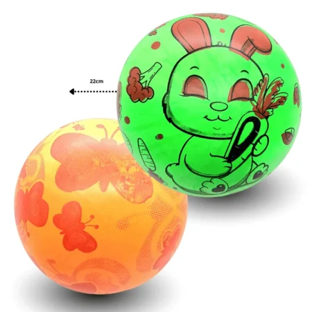 T - 180 pelota hule decorada C/10 MW1281-3H-8