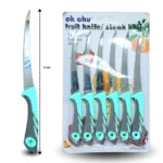 U - 010 cuchillo en blister C/6 MW191-2h-7