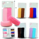 V - 014 liga ancha COCO set 2pzas colores surtidos C/12 2KP-47