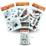 Y - 098 tatuajes decorativos halloween C/12 4968