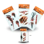 Y - 099 tatuajes decorativos halloween C/12 4965