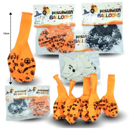 Y - 301 globo para inflar Halloween set 5 pzas C/12 26K-21