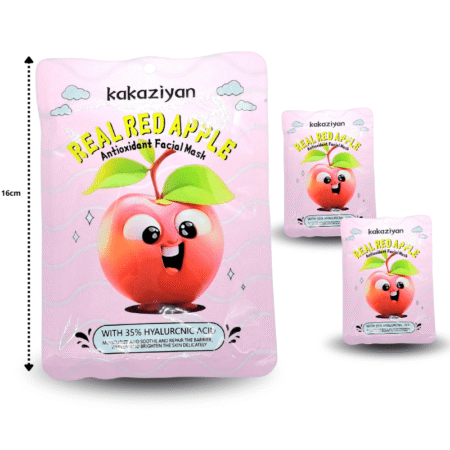 Z - 012 mascarilla facial  MANZANA ROJA C/10 H-84  o M75