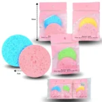 Z - 068 esponja porosa para higiene facial set 2 pzas C/12 MW338-6H-27