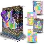 B - 001 bolsa para regalo cartón grueso 3D C/12 D2717