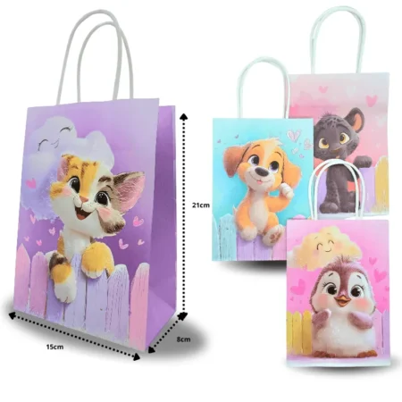 B - 012 bolsa de regalo papel con asa C/12 TE-1470-7
