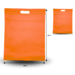 B - 016 bolsa ecológica tipo sobre 30x40cm NARANJA C/50 D3169