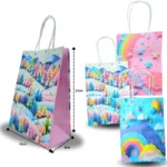 B - 017 bolsa de regalo papel con asa 15x21x8cm C/12 TE-1474-1