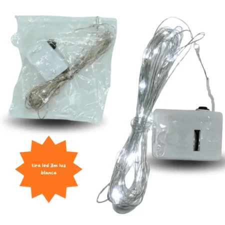 D - 004 tira led blanca 3m 3 tipos de encendido C/10 MW930-6A-2
