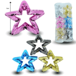 F – 006 pinza estrella hueca acabado metálico colores C12 XH8295
