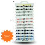 K - 010 pulsera hilo en tira ajustable C/12 26H60
