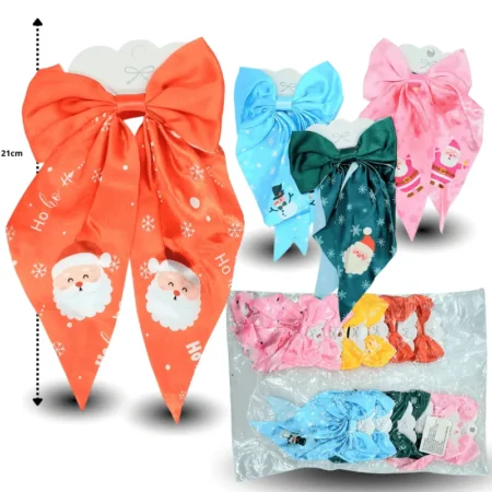 N - 011 pico moño coquette decorado navideño C/12 DG26-H38